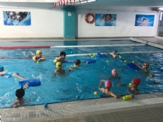 Yaz okulu yüzme etkinliklerimiz.