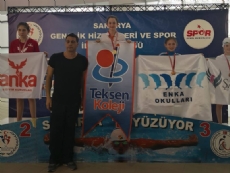 TEKSEN'İN YÜZME ŞAMPİYONLARI
