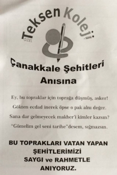 ÇANAKKALE ZAFERİ'NİN 103. YILI