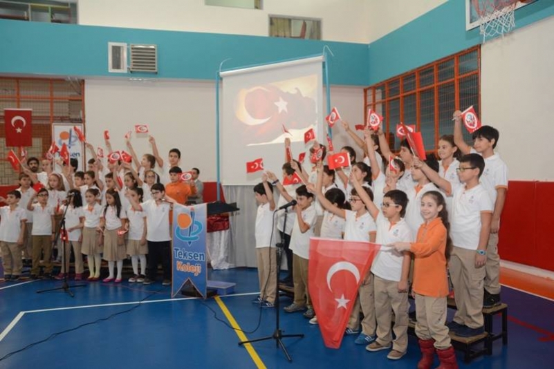 TEKSEN KOLEJİ 29 EKİM CUMHURİYET BAYRAMI’NI COŞKUYLA KUTLADI